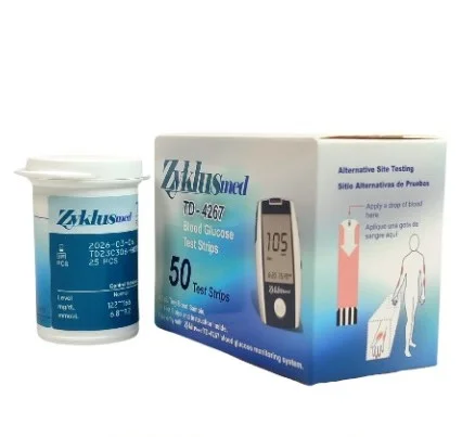 جعبه نوار تست قند خون زیکلاس مد Zyklusmed مدل TS-4267 بسته ۵۰ عددی